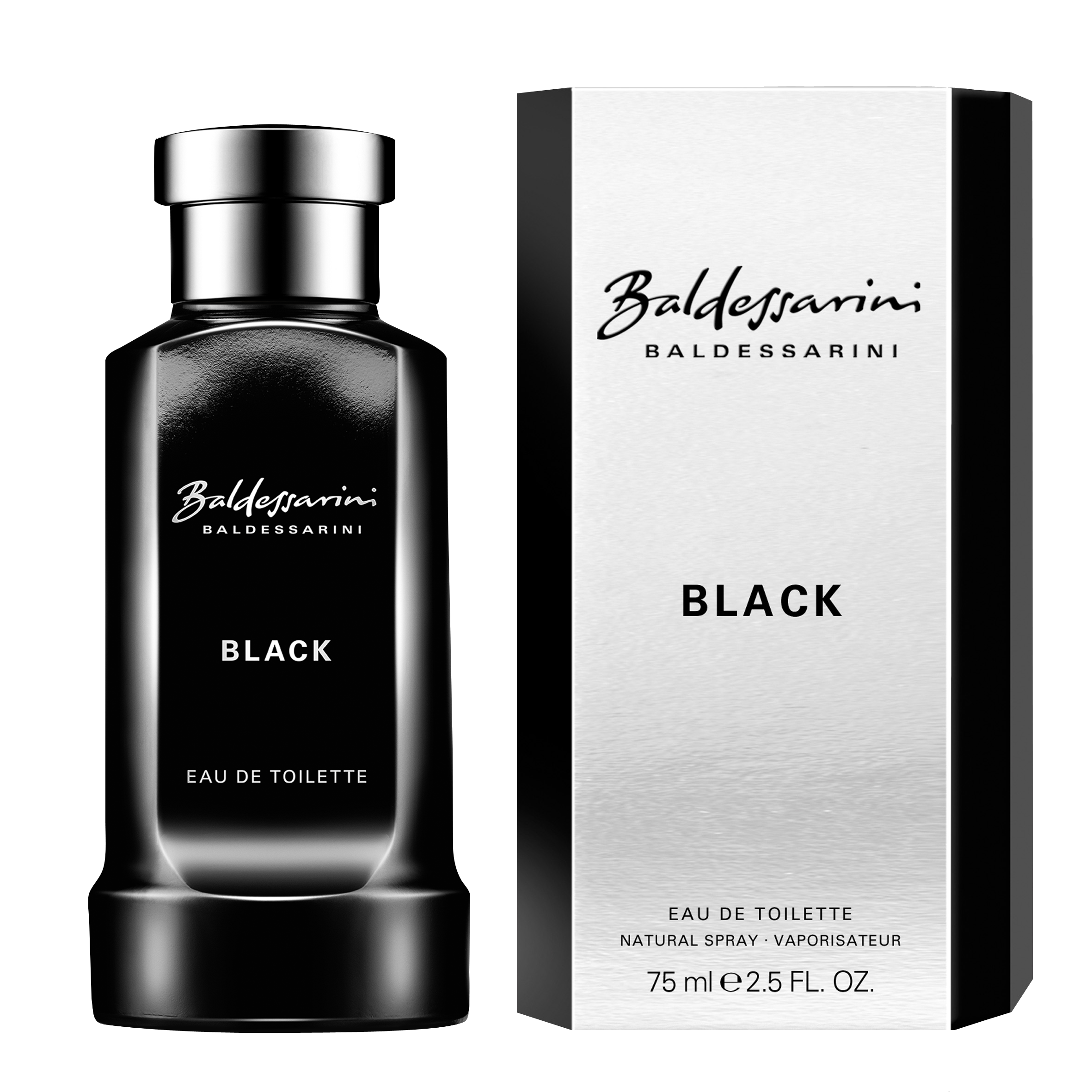BALDESSARINI BLACK EAU DE TOILETTE NATURAL SPRAY 75ML